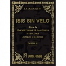 portada del libro Isis sin velo -tomo III-