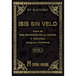 portada del libro Isis sin velo -tomo III-